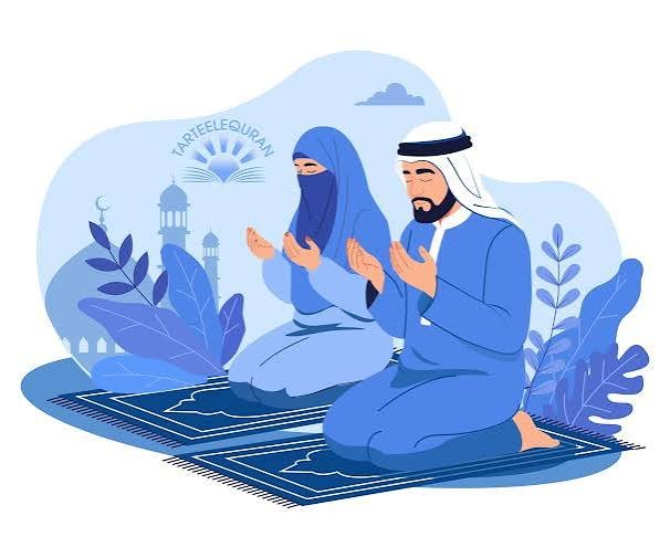 Students learning Quran online